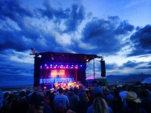 Red Ants Pants night stage